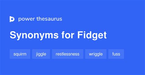 fidget synonym